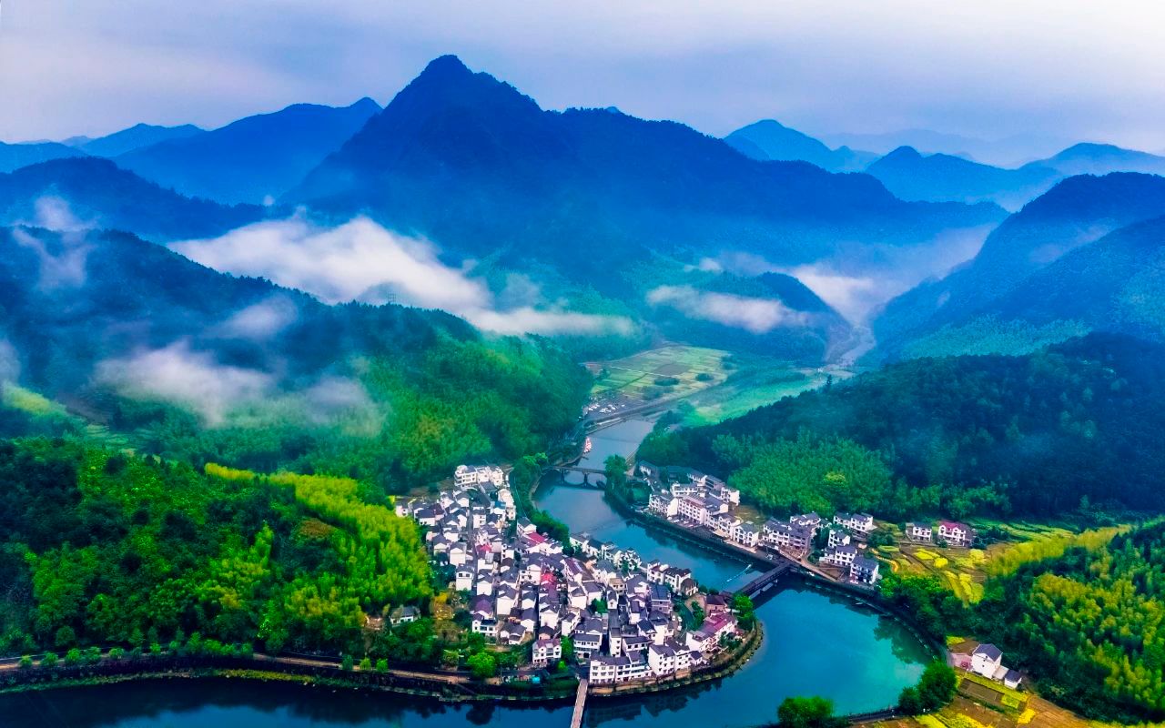 浙江之韵，江南胜地的古风描绘